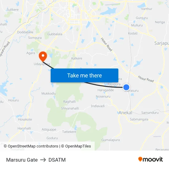 Marsuru Gate to DSATM map