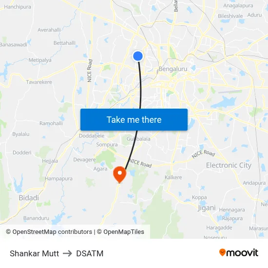 Shankar Mutt to DSATM map