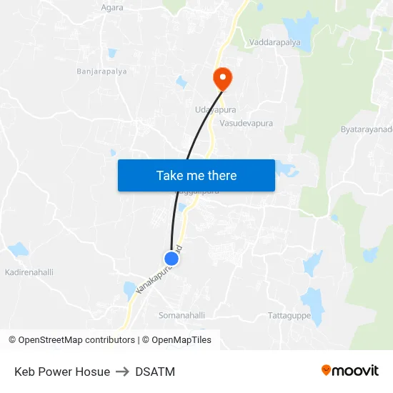 Keb Power Hosue to DSATM map