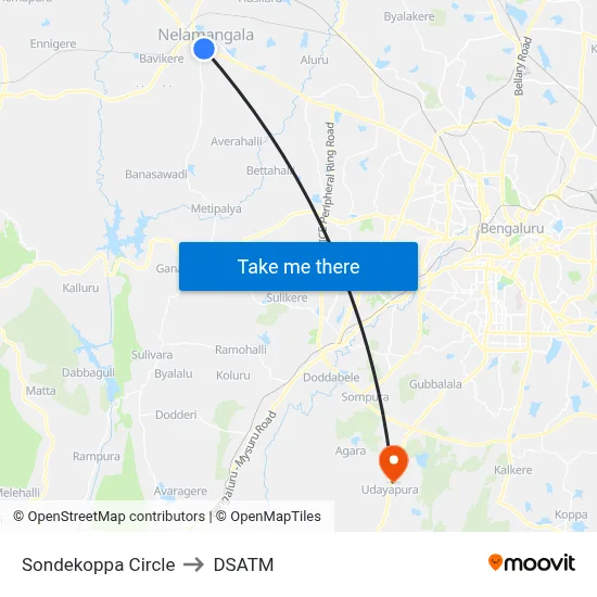 Sondekoppa Circle to DSATM map
