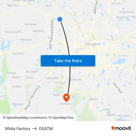 Widia Factory to DSATM map