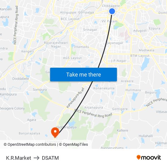 K.R.Market to DSATM map