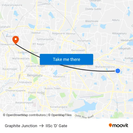 Graphite Junction to IISc 'D' Gate map