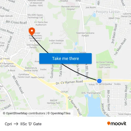 Cpri to IISc 'D' Gate map