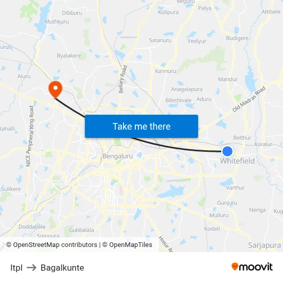 Itpl to Bagalkunte map