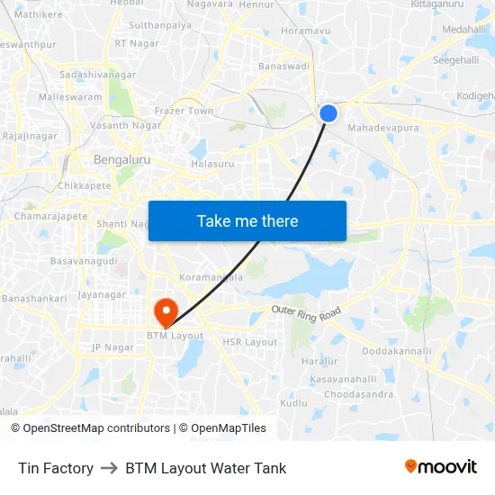 Tin Factory to BTM Layout Water Tank map