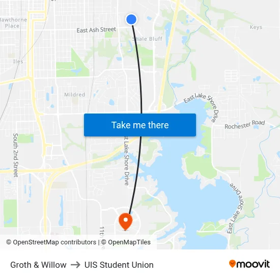 Groth & Willow to UIS Student Union map