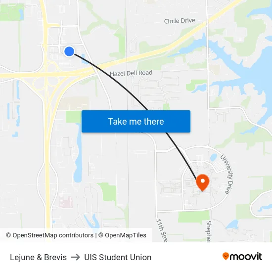 Lejune & Brevis to UIS Student Union map
