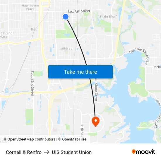 Cornell & Renfro to UIS Student Union map