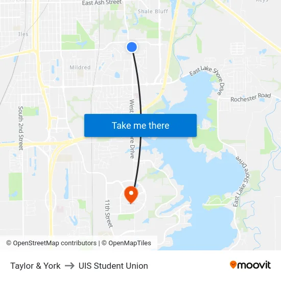 Taylor & York to UIS Student Union map