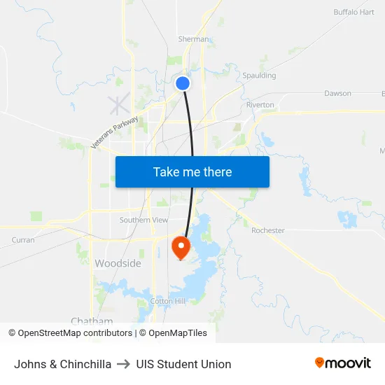 Johns & Chinchilla to UIS Student Union map
