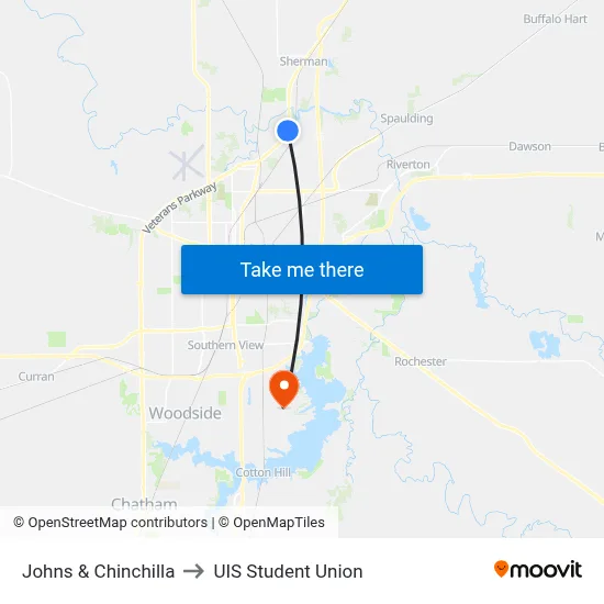 Johns & Chinchilla to UIS Student Union map