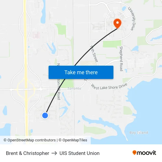 Brent & Christopher to UIS Student Union map
