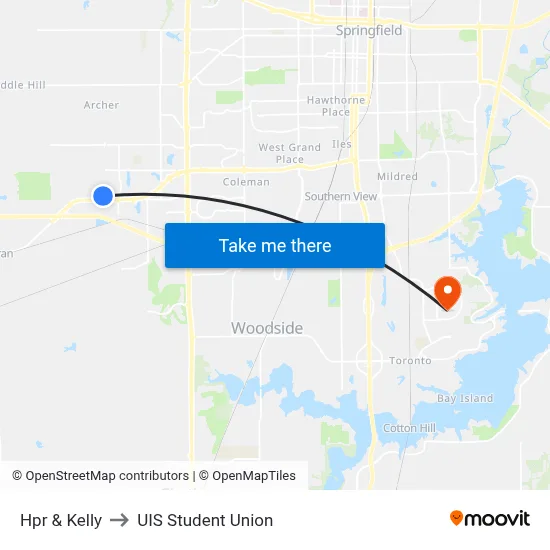 Hpr & Kelly to UIS Student Union map