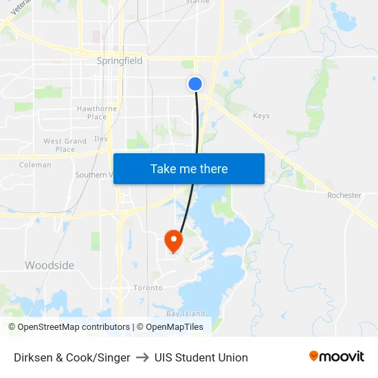 Dirksen & Cook/Singer to UIS Student Union map
