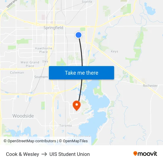 Cook & Wesley to UIS Student Union map