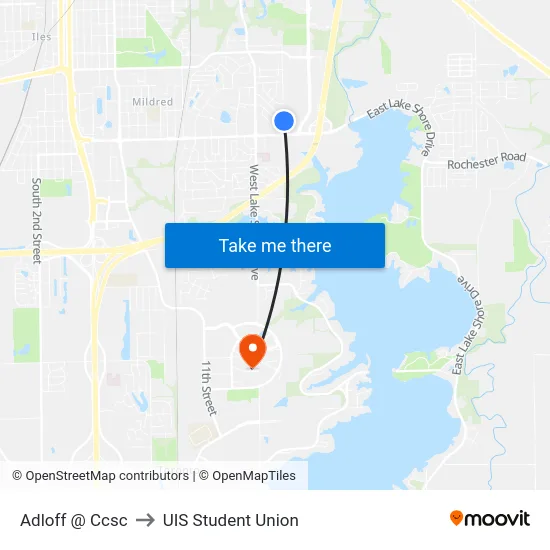 Adloff @ Ccsc to UIS Student Union map