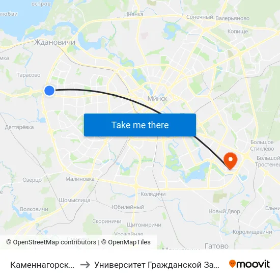 Каменнагорская, 14 to Университет Гражданской Защиты Мчс map