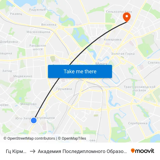 Гц Кірмаш to Академия Последипломного Образования map