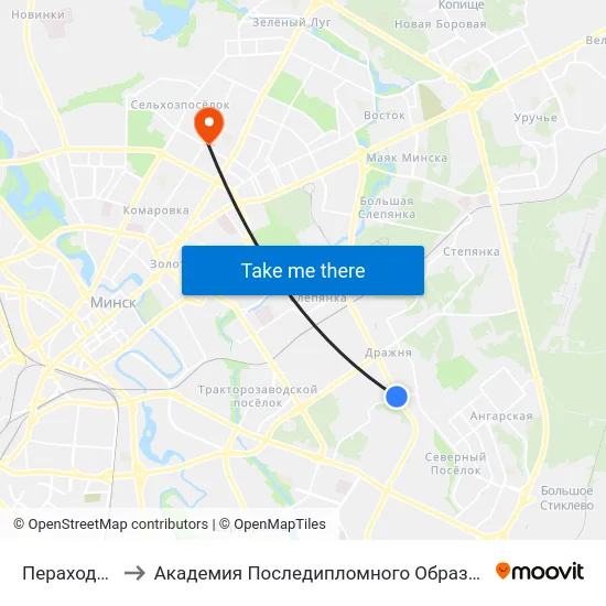 Пераходная to Академия Последипломного Образования map