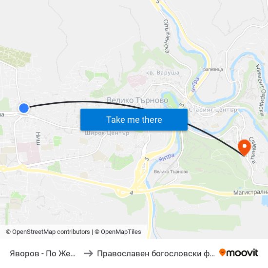 Яворов - По Желание / Yavorov - on Request to Православен богословски факултет map