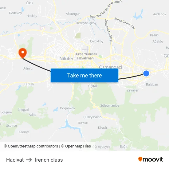 Hacivat to french class map