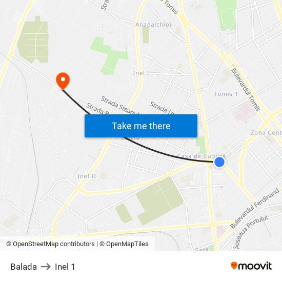 Balada to Inel 1 map