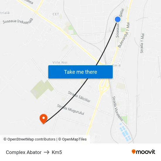 Complex Abator to Km5 map