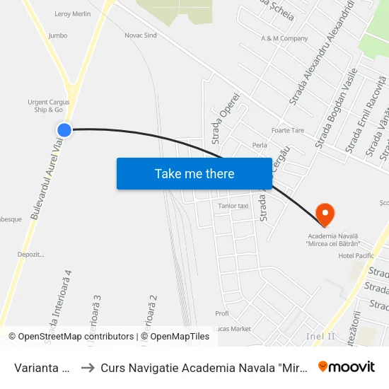 Varianta Ovidiu to Curs Navigatie Academia Navala "Mircea cel Batran" map