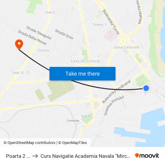 Poarta 2 Port to Curs Navigatie Academia Navala "Mircea cel Batran" map