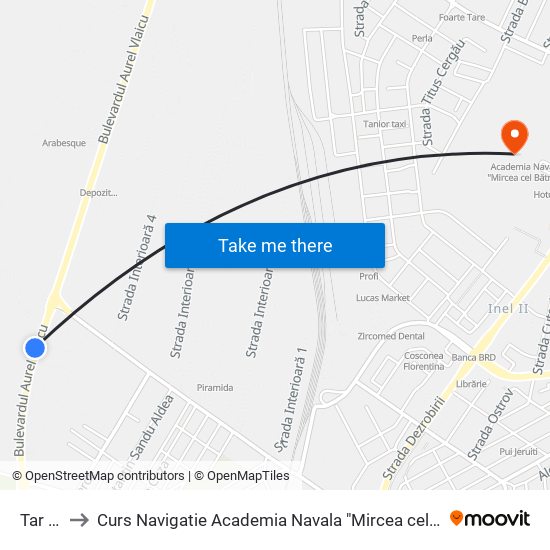 Tar Sa to Curs Navigatie Academia Navala "Mircea cel Batran" map