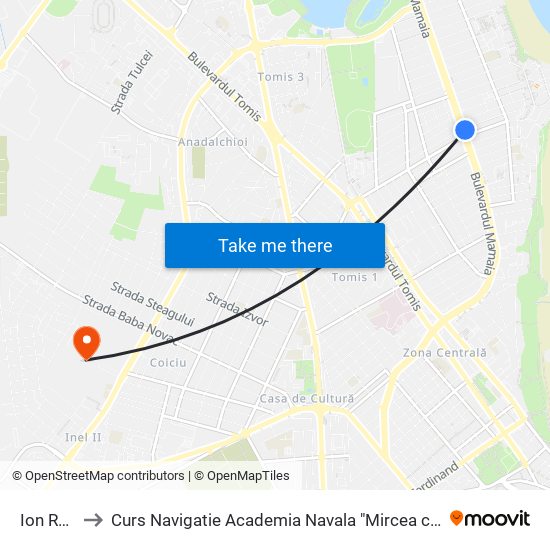 Ion Rațiu to Curs Navigatie Academia Navala "Mircea cel Batran" map