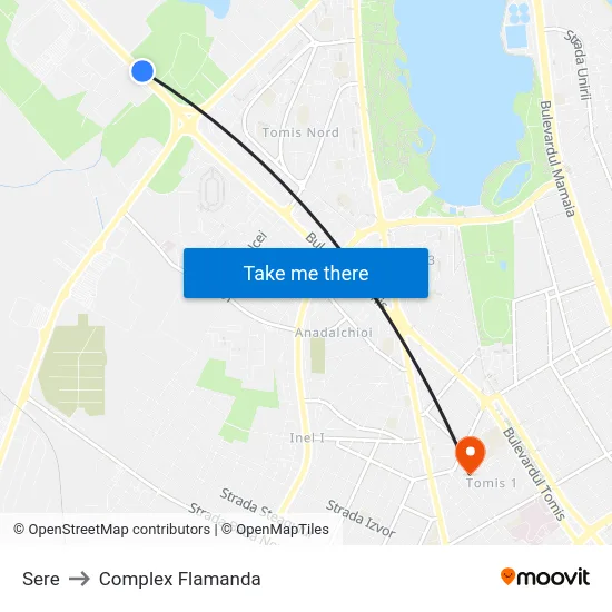 Sere to Complex Flamanda map