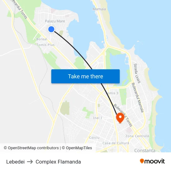 Lebedei to Complex Flamanda map