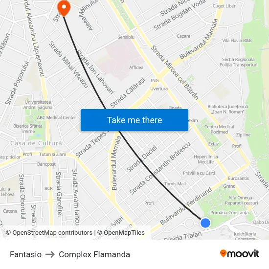 Fantasio to Complex Flamanda map