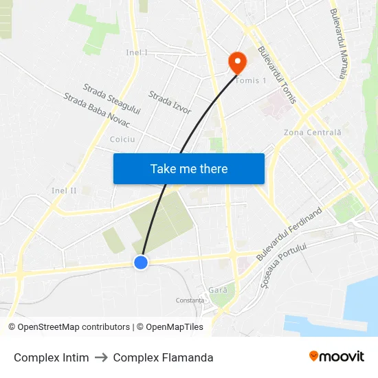 Complex Intim to Complex Flamanda map