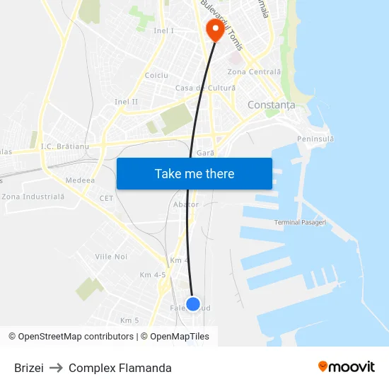 Brizei to Complex Flamanda map
