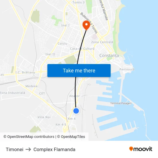 Timonei to Complex Flamanda map
