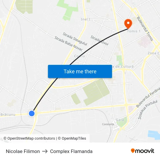 Nicolae Filimon to Complex Flamanda map
