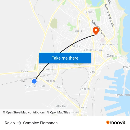 Rajdp to Complex Flamanda map