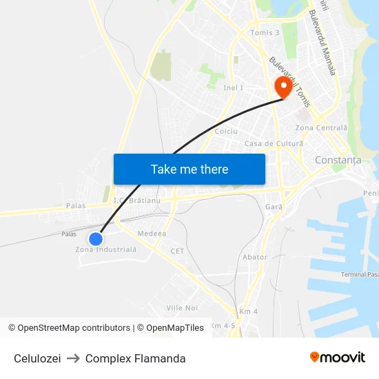 Celulozei to Complex Flamanda map