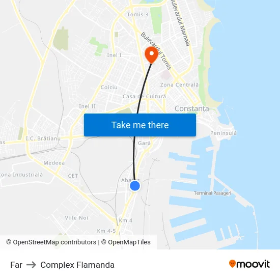 Far to Complex Flamanda map