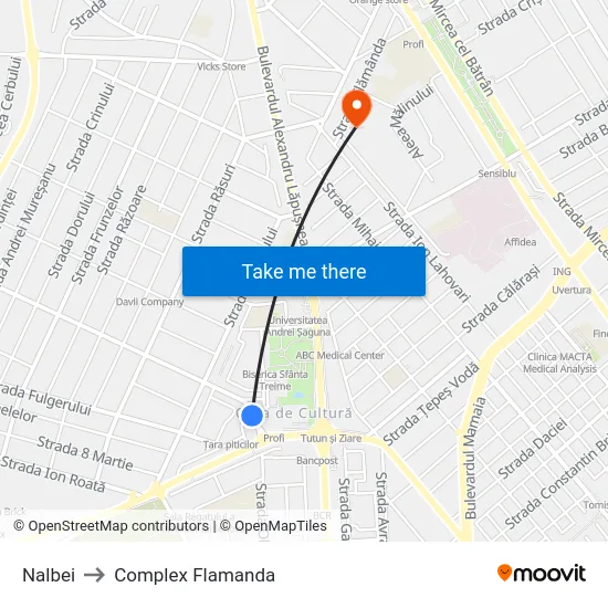 Nalbei to Complex Flamanda map