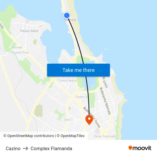 Cazino to Complex Flamanda map