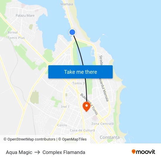 Aqua Magic to Complex Flamanda map