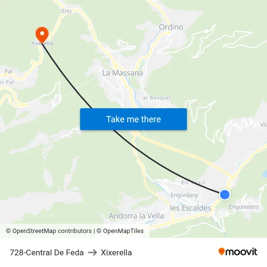 728-Central De Feda to Xixerella map