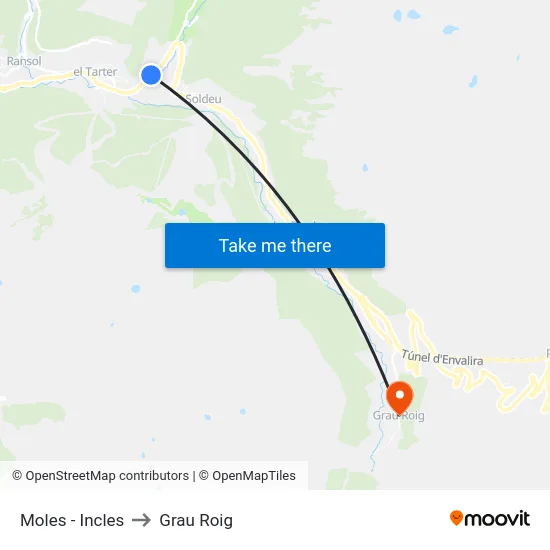 162-Moles to Grau Roig map