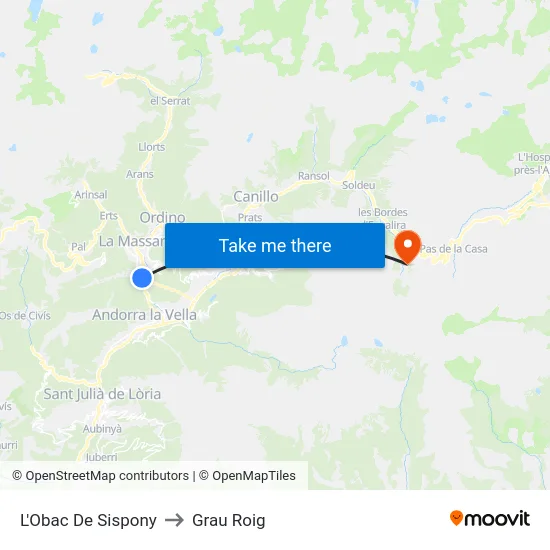 401-L'Obac De Sispony to Grau Roig map