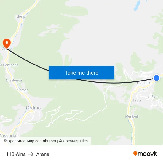 118-Aina to Arans map