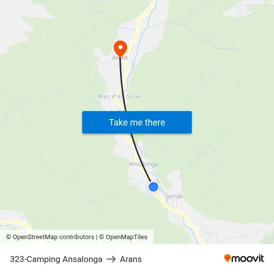 323-Camping Ansalonga to Arans map